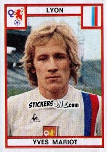 Figurina Yves Mariot - Football France 1975-1976 - Panini