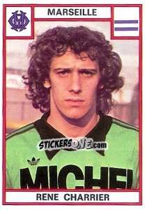 Sticker Rene Charrier - Football France 1975-1976 - Panini