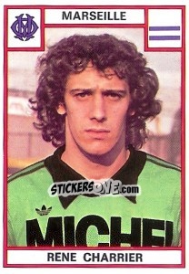 Figurina Rene Charrier - Football France 1975-1976 - Panini