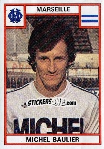 Sticker Michel baulier - Football France 1975-1976 n. 110 - Panini