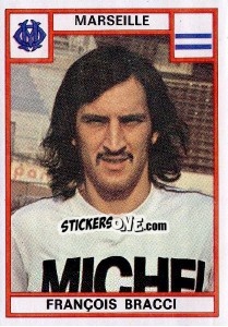 Cromo Francois Bracci - Football France 1975-1976 - Panini
