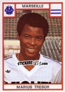 Figurina Marius Tresor - Football France 1975-1976 - Panini