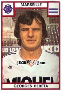 Figurina Georges Bereta - Football France 1975-1976 - Panini