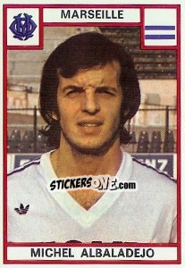 Sticker Michel Albaladejo - Football France 1975-1976 - Panini