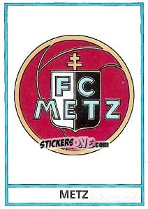 Sticker Badge - Football France 1975-1976 n. 124 - Panini