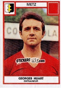 Figurina Georges Huart - Football France 1975-1976 - Panini