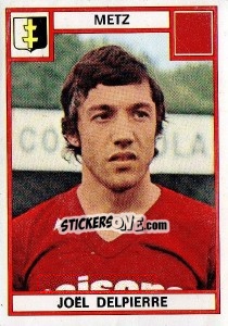 Cromo Joel Delpierre - Football France 1975-1976 - Panini
