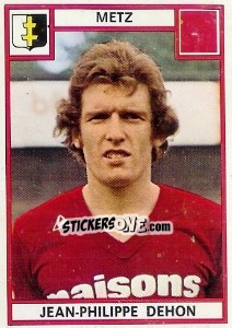 Cromo Jean-Philippe Dehon - Football France 1975-1976 - Panini