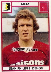 Sticker Jean-Philippe Dehon - Football France 1975-1976 n. 136 - Panini
