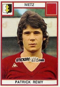 Figurina Patrick Remy - Football France 1975-1976 - Panini