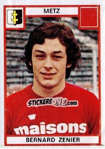 Sticker Bernard Zenier - Football France 1975-1976 n. 139 - Panini