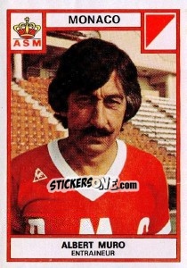 Sticker Albert Muro - Football France 1975-1976 - Panini