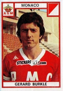 Sticker Gerard Burkle - Football France 1975-1976 - Panini