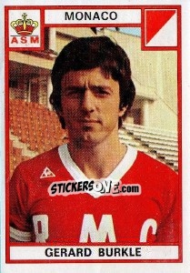 Sticker Gerard Burkle - Football France 1975-1976 n. 147 - Panini
