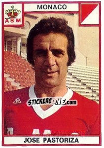 Figurina Jose Pastoritza - Football France 1975-1976 - Panini