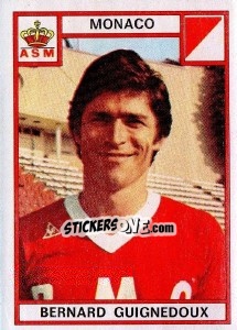 Figurina Bernard Guignedoux - Football France 1975-1976 - Panini