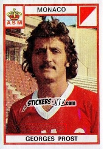 Sticker Georges Prost - Football France 1975-1976 n. 152 - Panini