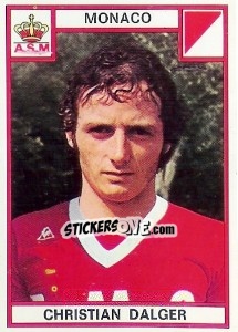 Sticker Christian Dalger - Football France 1975-1976 - Panini