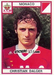 Figurina Christian Dalger - Football France 1975-1976 - Panini