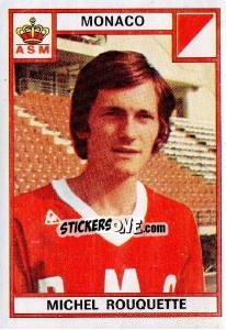 Cromo Michel Rouquette - Football France 1975-1976 - Panini