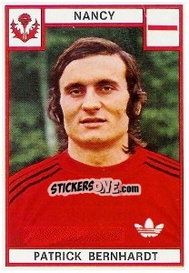 Sticker Patrick Bernhardt - Football France 1975-1976 n. 160 - Panini