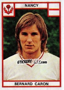 Cromo Bernard Caron - Football France 1975-1976 - Panini