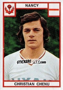 Sticker Christian Chenu - Football France 1975-1976 n. 165 - Panini