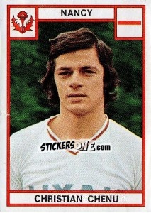 Figurina Christian Chenu - Football France 1975-1976 - Panini