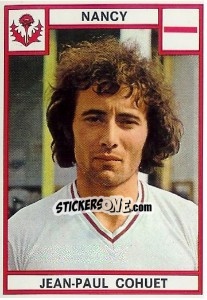 Sticker Jean-Paul Cohuet - Football France 1975-1976 n. 167 - Panini