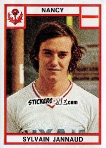Sticker Sylvain Jannaud - Football France 1975-1976 - Panini