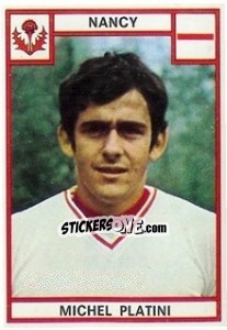 Sticker Michel Platini - Football France 1975-1976 - Panini