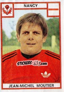 Cromo Jean-Michel Moutier - Football France 1975-1976 - Panini