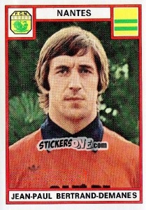 Sticker Jean-Paul Bertrand-Demanes - Football France 1975-1976 n. 177 - Panini