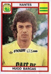 Figurina Hugo Bargas - Football France 1975-1976 n. 179 - Panini