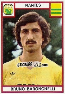 Figurina Bruno Baronchelli - Football France 1975-1976 n. 188 - Panini