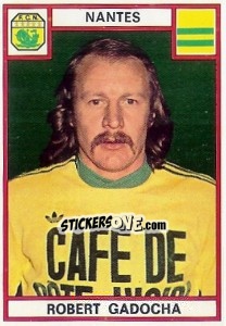 Sticker Robert Gadocha - Football France 1975-1976 n. 189 - Panini