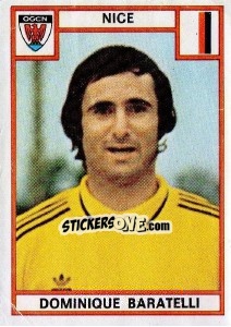 Figurina Dominique Baratelli - Football France 1975-1976 - Panini