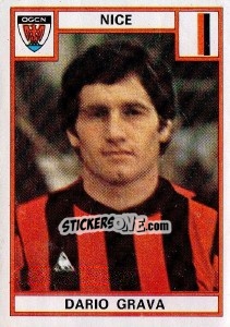 Sticker Dario Grava - Football France 1975-1976 - Panini