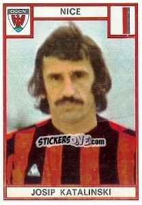 Sticker Josip Katalinski - Football France 1975-1976 - Panini