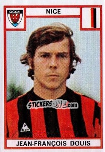 Cromo Jean-Francois Douis - Football France 1975-1976 - Panini