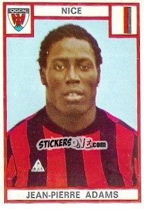Sticker Jean-Pierre Adams - Football France 1975-1976 - Panini