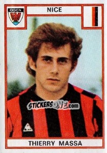 Sticker Thierry Massa - Football France 1975-1976 - Panini