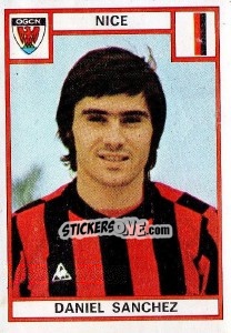 Figurina Daniel Sanchez - Football France 1975-1976 - Panini