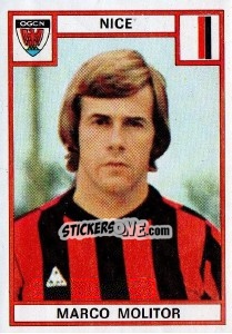 Sticker Marco Molitor - Football France 1975-1976 n. 208 - Panini