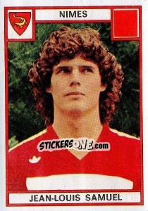 Figurina Jean-Louis Samuel - Football France 1975-1976 n. 213 - Panini