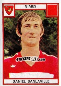 Figurina Daniel Sanlaville - Football France 1975-1976 - Panini