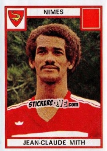 Sticker Jean-Claude Mith - Football France 1975-1976 - Panini