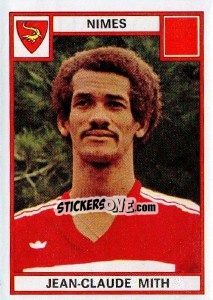 Sticker Jean-Claude Mith - Football France 1975-1976 n. 216 - Panini