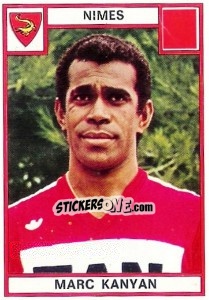 Figurina Marc Kanyan - Football France 1975-1976 - Panini