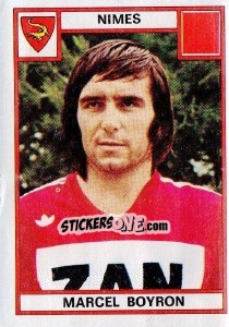 Figurina Marcel Boyron - Football France 1975-1976 - Panini
